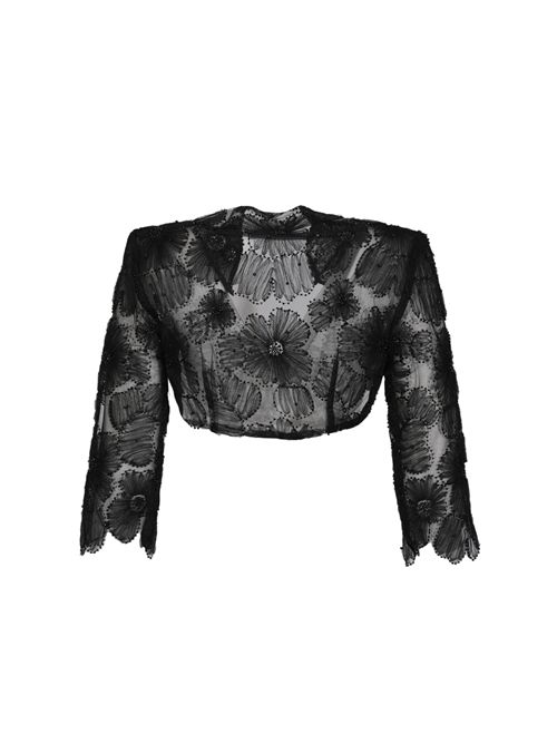 Bolero in pizzo ricamato GIANNI MOLARO | BL2628 26NERO